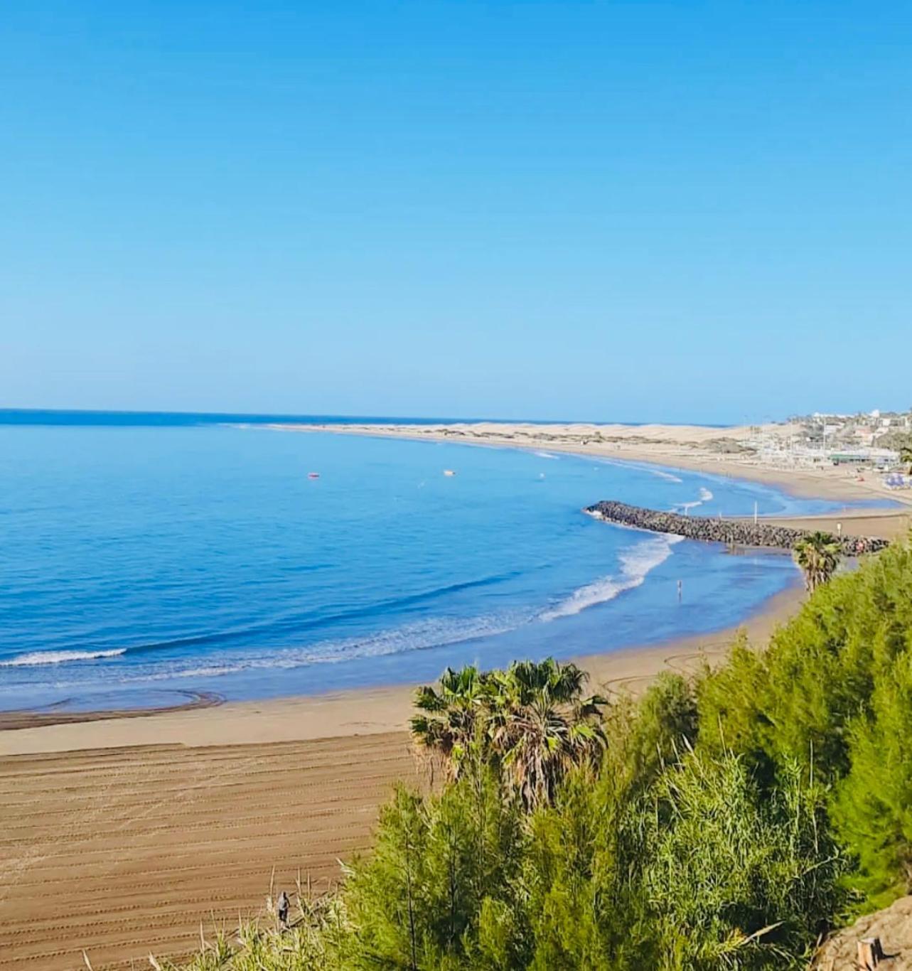 Oasis Beach Holiday Home With Jacuzzi Playa del Inglés Exteriör bild